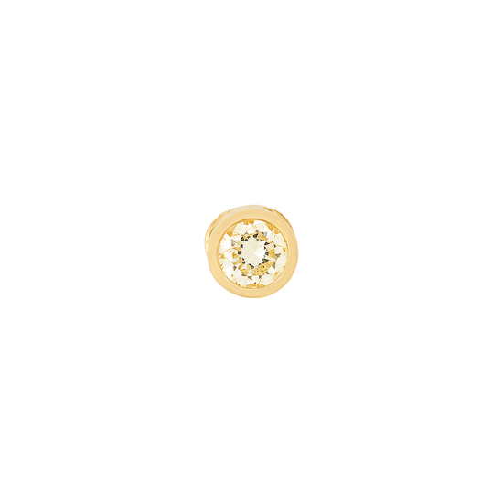 Подвеска из желтого золота 585 пробы c 1 бриллиантом, Л16114720 за 112350