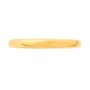 Кольцо обручальное из желтого золота 750 пробы c 1 бриллиантом Л28092741 фото 2