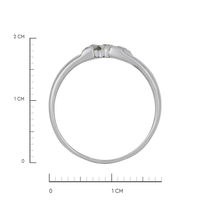 Кольцо из золота 585 пробы c бриллиантами, Л 3014 1171 за 42240