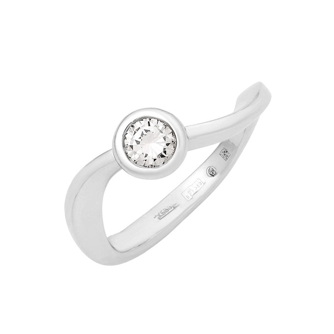 Кольцо из золота 585 пробы c бриллиантом, Л 3307 8327 за 90000