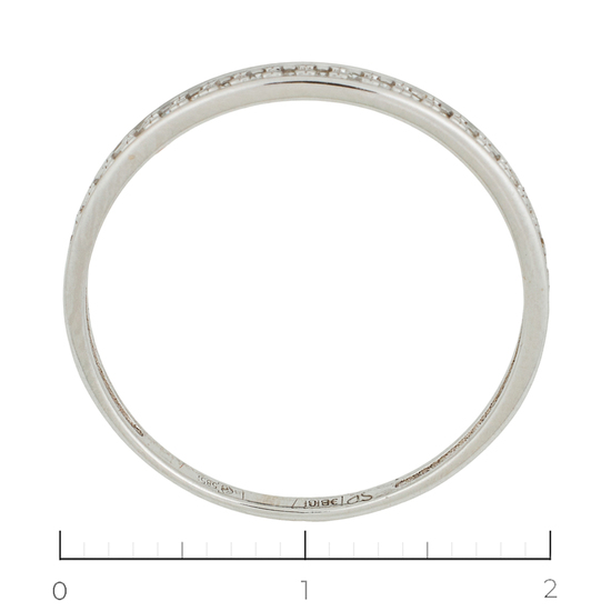Кольцо из белого золота 585 пробы c 23 бриллиантами, Л16150766 за 9520