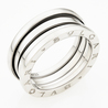 Кольцо золото, 750, 3 к.,10 гр. (чистый вес 10 гр.) со следами износа,  Bulgari B Zero 1 Three Row Band Ring