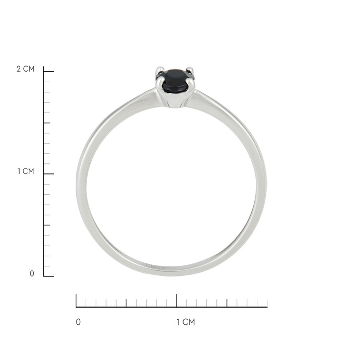 Кольцо из золота 585 пробы c сапфиром, Л 0616 9943 за 25500