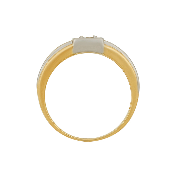 Кольцо из золота 750 пробы c бриллиантом, Л 4807 1090 за 192720