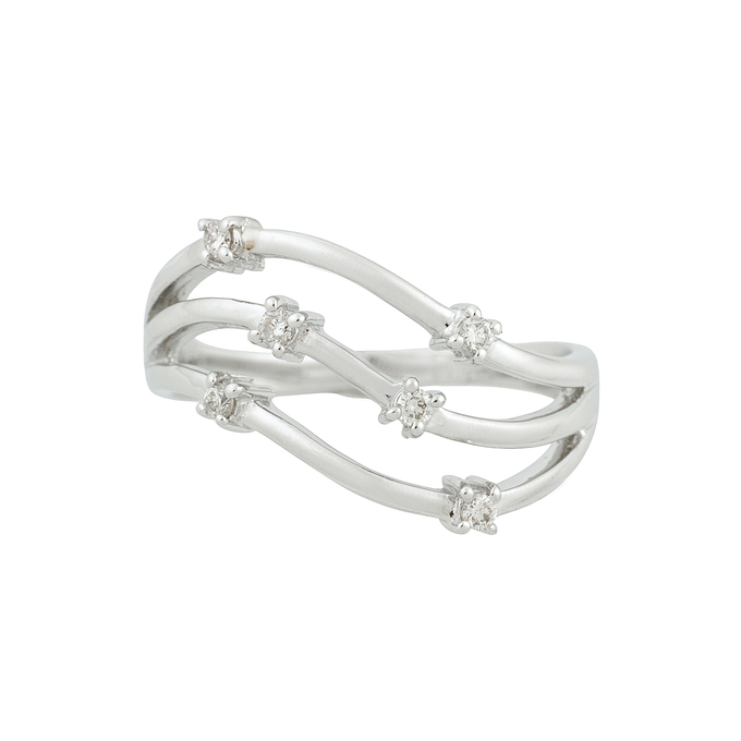 Кольцо из золота 585 пробы c бриллиантами, Л 1208 5001 за 37520