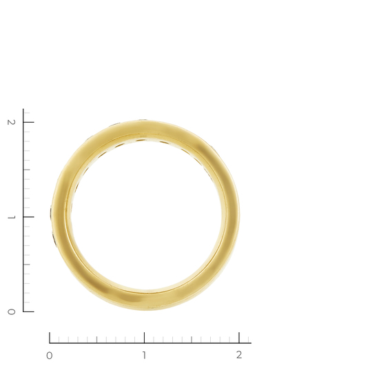Кольцо из желтого золота 585 пробы c 10 бриллиантами, Л04070564 за 129900