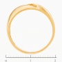Кольцо из комбинированного золота 585 пробы c 27 бриллиантами Л08080783 фото 4