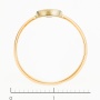 Кольцо из комбинированного золота 585 пробы c 1 бриллиантом Л64017545 фото 4