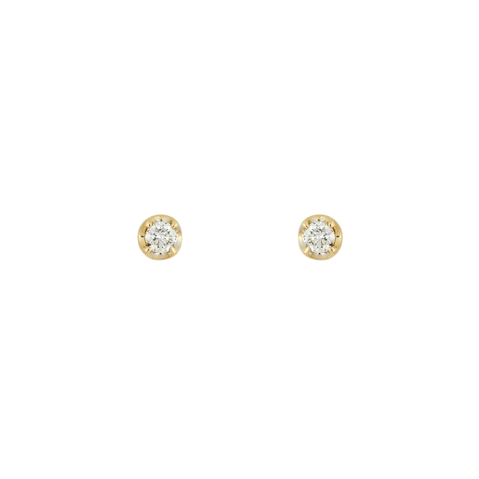 Серьги из золота 585 пробы с бриллиантами, Л 4609 4393 за 15200
