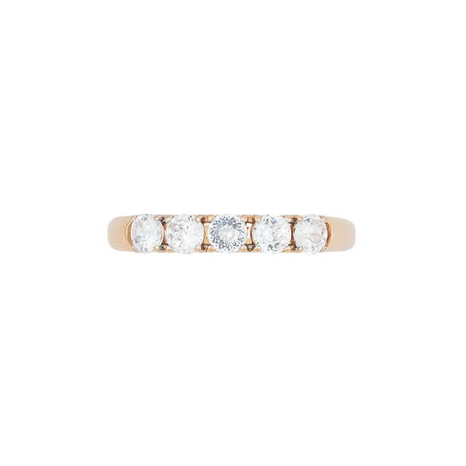 Кольцо из золота 585 пробы c фианитами, Л 2010 7683 за 10640
