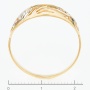 Кольцо из комбинированного золота 585 пробы Л63002475 фото 4
