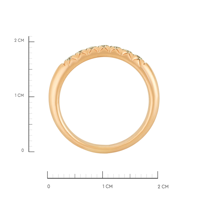 Кольцо из золота 585 пробы c бриллиантами, Л 1116 6345 за 57520