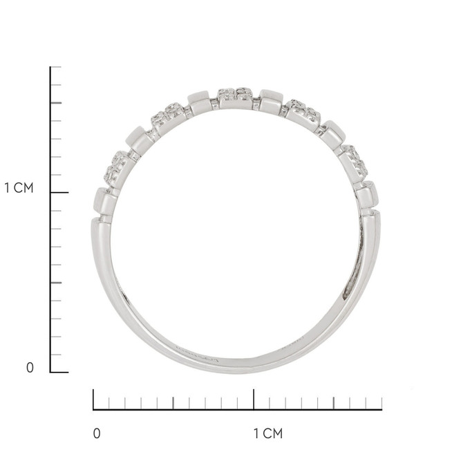 Кольцо из золота 585 пробы c бриллиантами, Л 6602 7043 за 28800