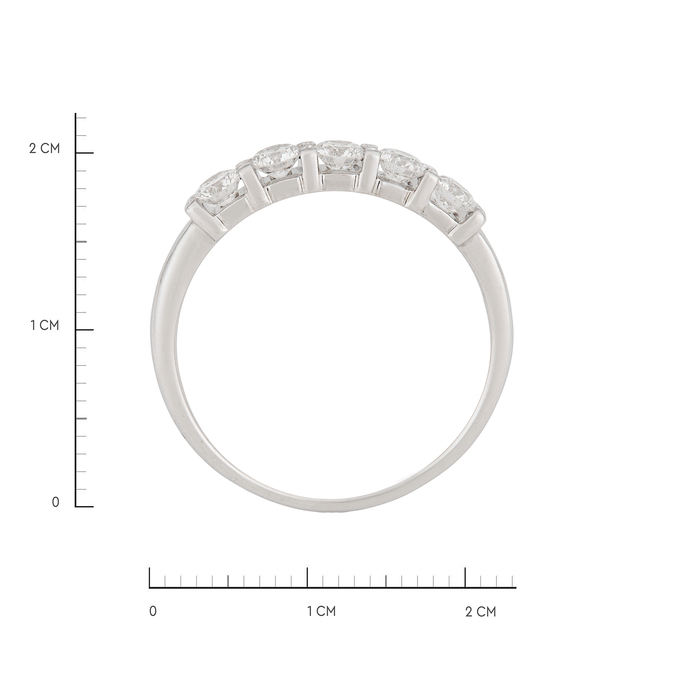 Кольцо из золота 585 пробы c бриллиантами