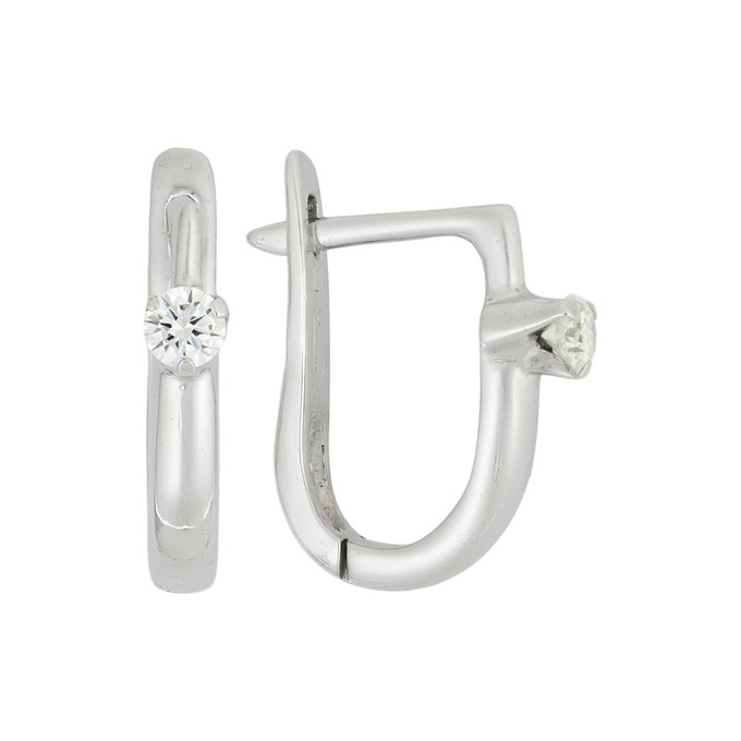 Серьги из золота 585 пробы с бриллиантами, Л 7303 9067 за 53100