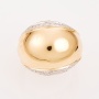 Кольцо из желтого золота 750 пробы c 26 бриллиантами 121755 фото 2