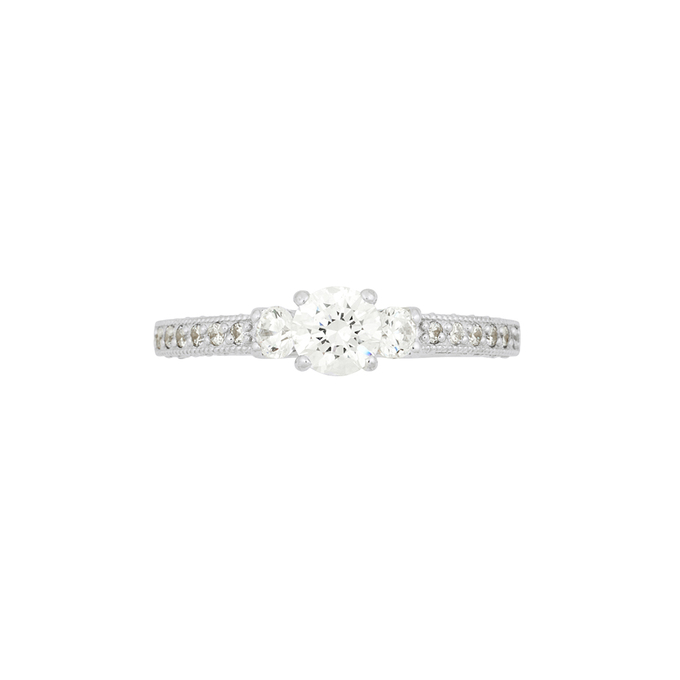 Кольцо из золота 585 пробы c фианитами, Л 6302 5584 за 31120