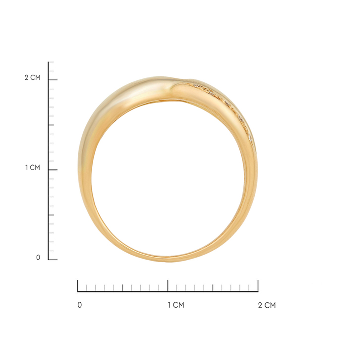 Кольцо из золота 585 пробы c бриллиантами, Л 5500 9086 за 79120