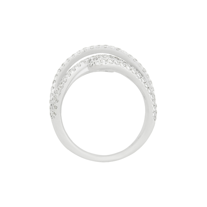 Кольцо из золота 750 пробы c бриллиантами, Л 4609 1778 за 150000