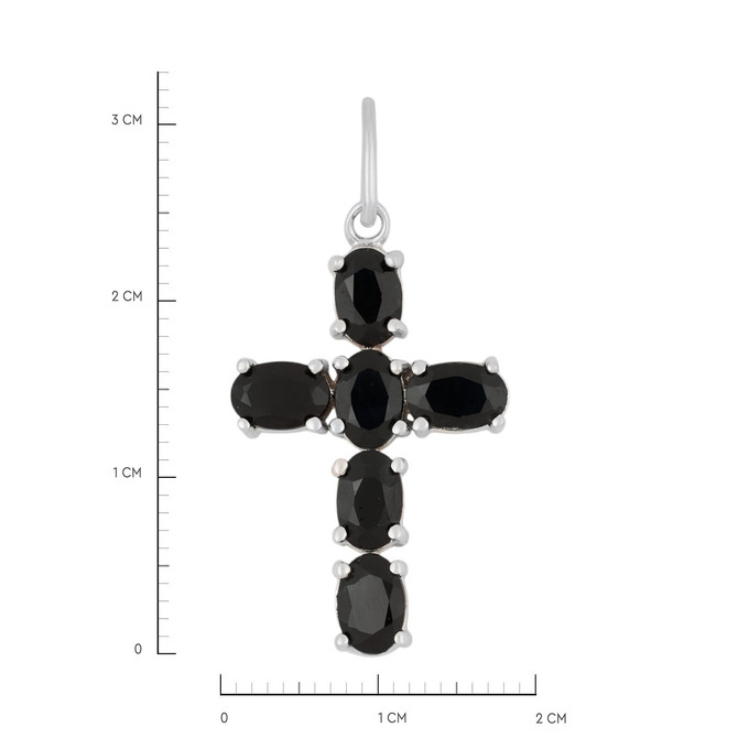 Подвеска из золота 585 пробы c корундами, Л 1116 6260 за 31200