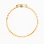 Кольцо из комбинированного золота 585 пробы c 1 бриллиантом Л64017545 фото 3