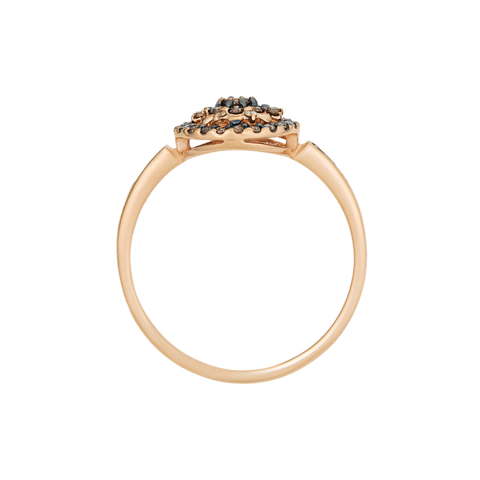 Кольцо из золота 585 пробы c бриллиантами, Л 7502 7583 за 18500