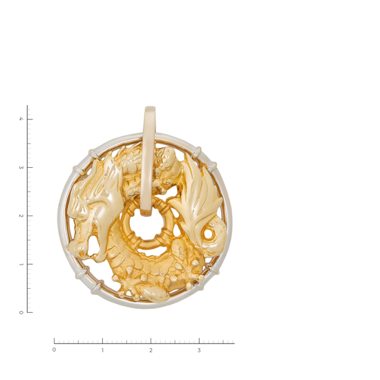 Подвеска из комбинированного золота 585 пробы, Л57024420 за 129000