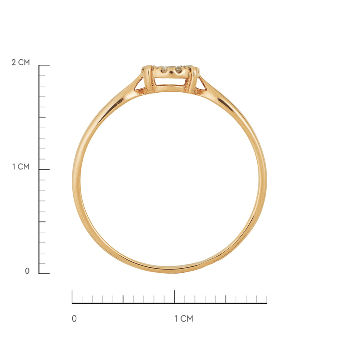 Кольцо из золота 585 пробы