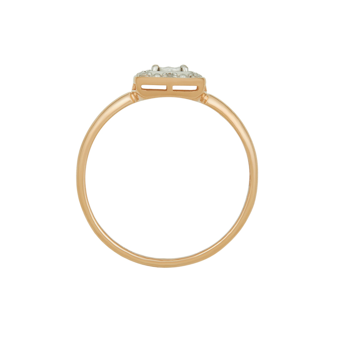 Кольцо из золота 585 пробы c бриллиантами, Л 4306 6631 за 18800