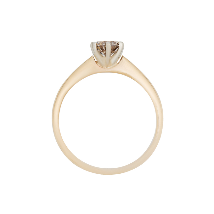 Кольцо из золота 585 пробы c бриллиантом, Л 2811 5480 за 89520