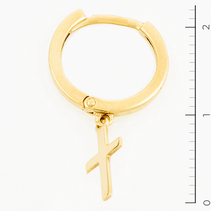 Серьги из желтого золота 585 пробы