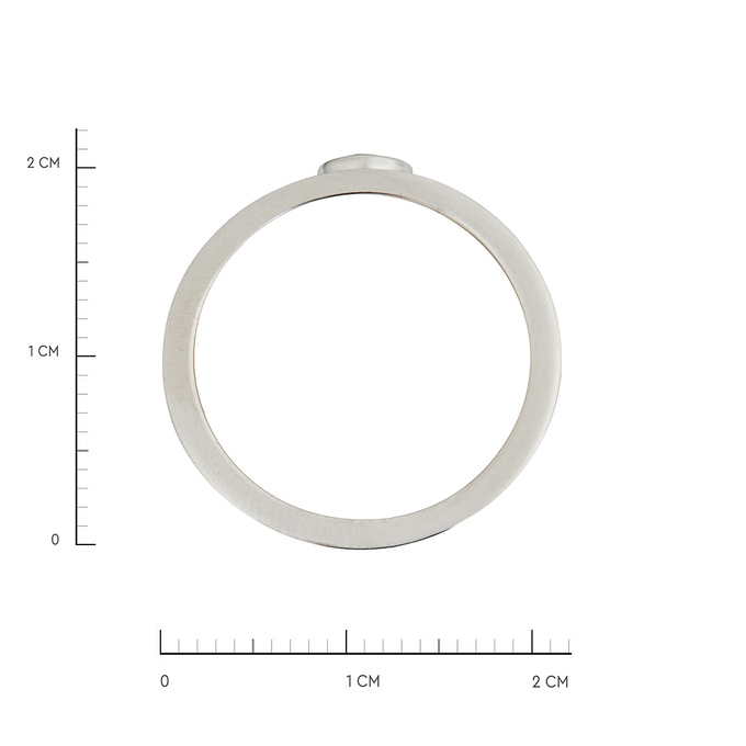 Кольцо из золота 750 пробы c бриллиантом, Л 3304 2703 за 154000