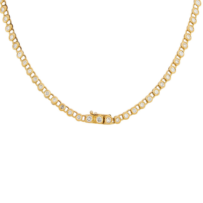 Колье из золота 750 пробы c бриллиантами, Л 2812 5975 за 780000