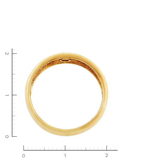 Кольцо из красного золота 585 пробы c 29 бриллиантами, Л19109388 за 15525