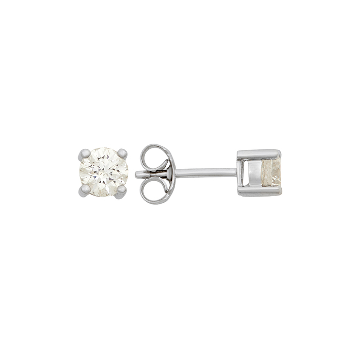 Пусеты из золота 750 пробы c бриллиантами, Ц О007 2289 за 120000