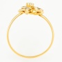 Кольцо из комбинированного золота 750 пробы c 6 бриллиантами Л43056122 фото 3