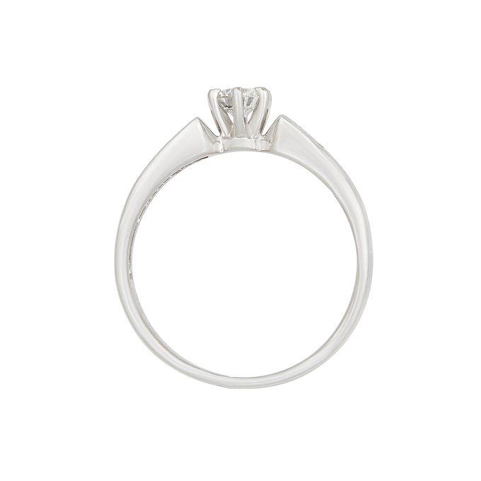 Кольцо из золота 585 пробы c бриллиантом, Л 6602 6387 за 70800