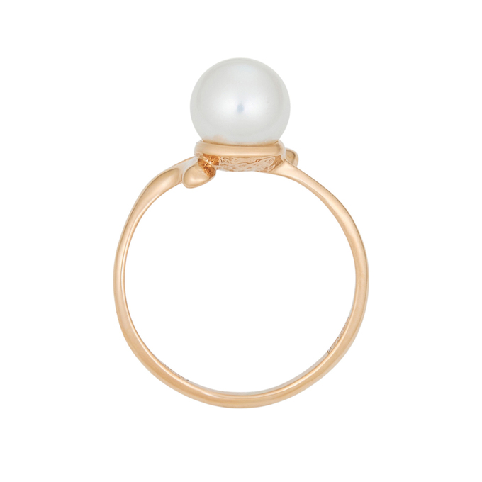 Кольцо из золота 585 пробы c культивированным жемчугом, Л 6302 4633 за 22080