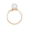 Кольцо из золота 585 пробы c культивированным жемчугом