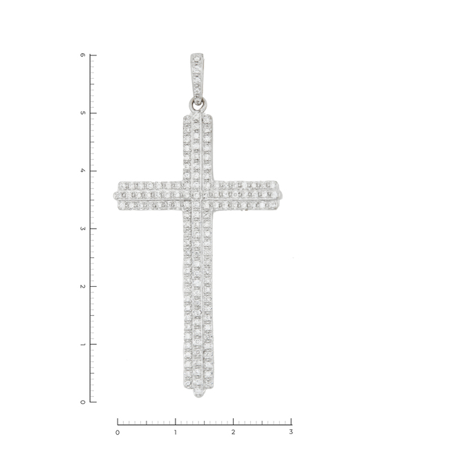 Подвеска из золота 750 пробы c 134 бриллиантами