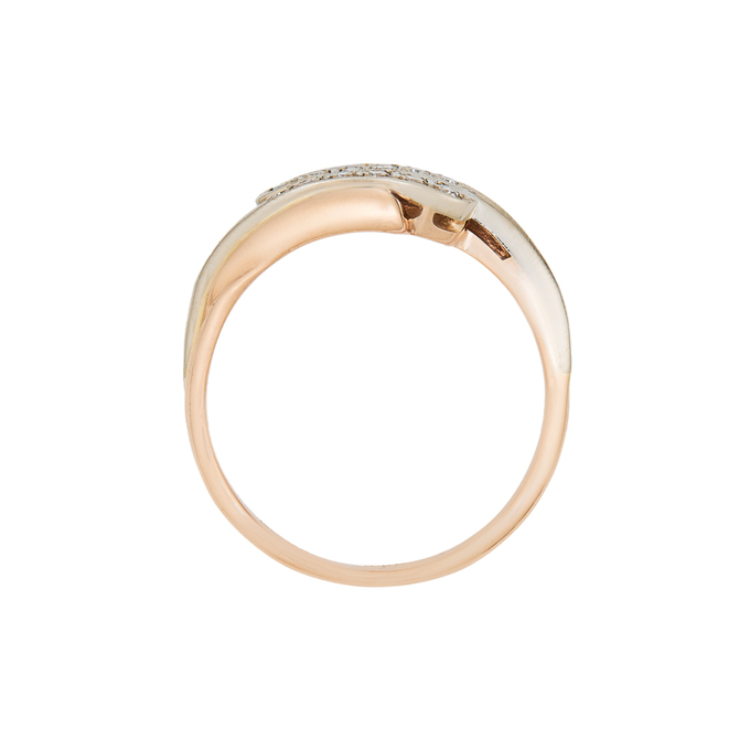 Кольцо из золота 585 пробы c бриллиантами, Л 2010 8463 за 51200