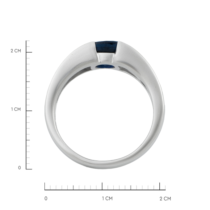 Кольцо из золота 585 пробы c сапфиром, Л 2812 3086 за 108000