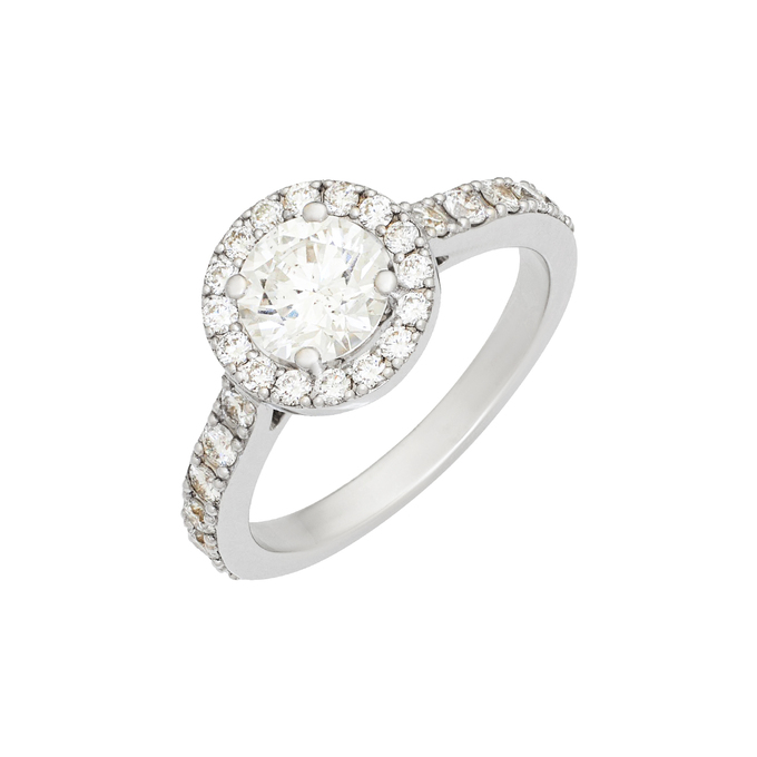 Кольцо из золота 585 пробы c бриллиантами, Л 2811 8166 за 517000