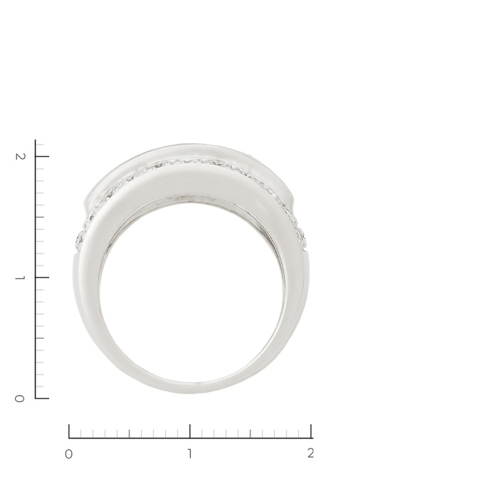 Кольцо из белого золота 750 пробы c 37 бриллиантами, Л 7000 7411 за 139000