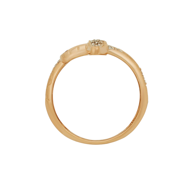 Кольцо из золота 585 пробы c фианитами, Л 1910 8095 за 39900