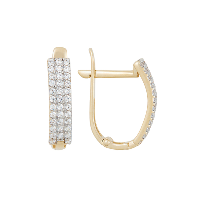 Серьги из золота 585 пробы c фианитами, Л 2315 9732 за 16560