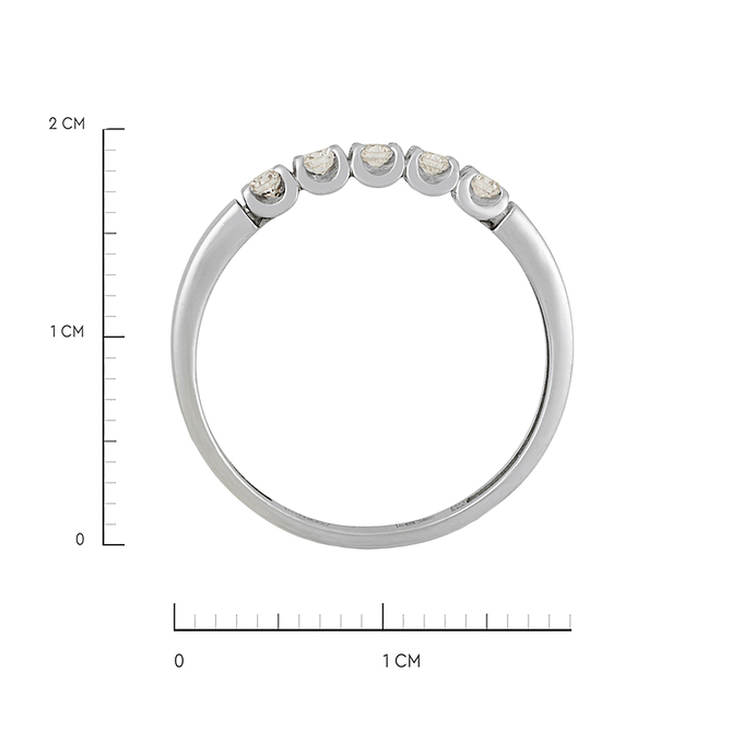 Кольцо из золота 585 пробы c бриллиантами, Л 6202 1294 за 20400