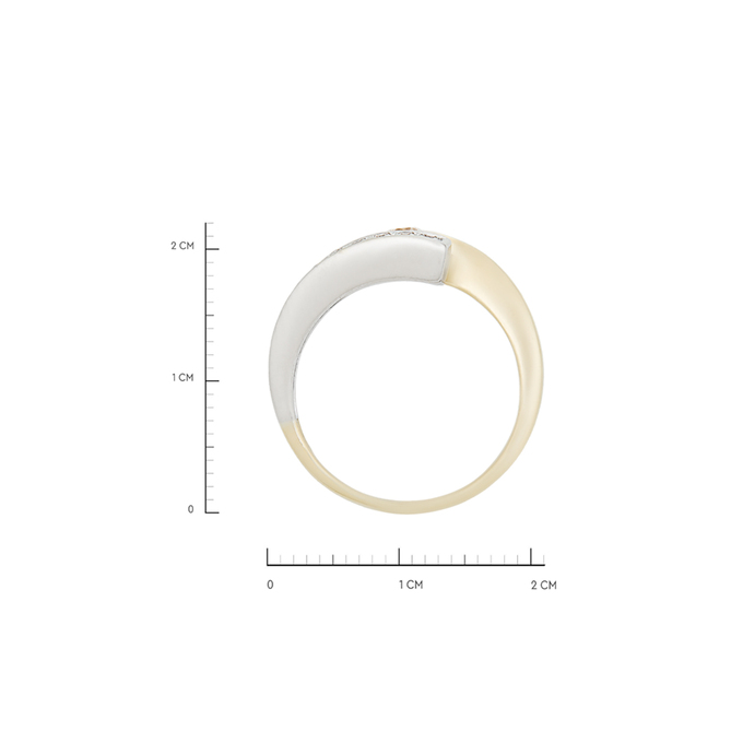 Кольцо из золота 585 пробы c бриллиантами, Л 2010 8214 за 45200