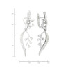 Серьги из золота 585 пробы с бриллиантами