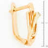 Серьги из золота 585 пробы c фианитами